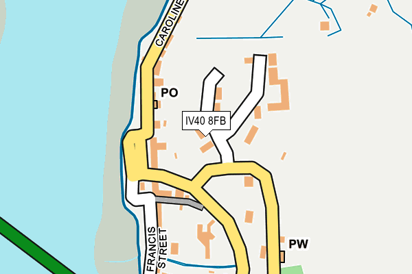 IV40 8FB map - OS OpenMap – Local (Ordnance Survey) IV40 8FB map - OS OpenMap – Local (Ordnance Survey)
