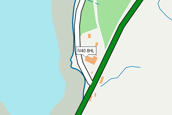 IV40 8HL map - OS OpenMap – Local (Ordnance Survey) IV40 8HL map - OS OpenMap – Local (Ordnance Survey)