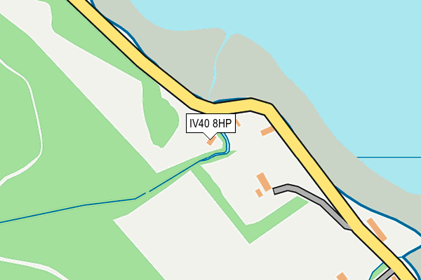 IV40 8HP map - OS OpenMap – Local (Ordnance Survey) IV40 8HP map - OS OpenMap – Local (Ordnance Survey)