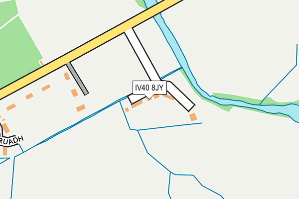 IV40 8JY map - OS OpenMap – Local (Ordnance Survey) IV40 8JY map - OS OpenMap – Local (Ordnance Survey)