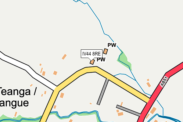 IV44 8RE map - OS OpenMap – Local (Ordnance Survey) IV44 8RE map - OS OpenMap – Local (Ordnance Survey)