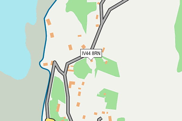 IV44 8RN map - OS OpenMap – Local (Ordnance Survey) IV44 8RN map - OS OpenMap – Local (Ordnance Survey)
