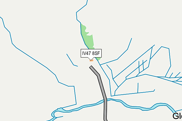 IV47 8SF map - OS OpenMap – Local (Ordnance Survey) IV47 8SF map - OS OpenMap – Local (Ordnance Survey)