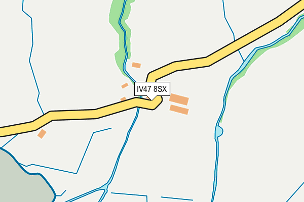 IV47 8SX map - OS OpenMap – Local (Ordnance Survey) IV47 8SX map - OS OpenMap – Local (Ordnance Survey)