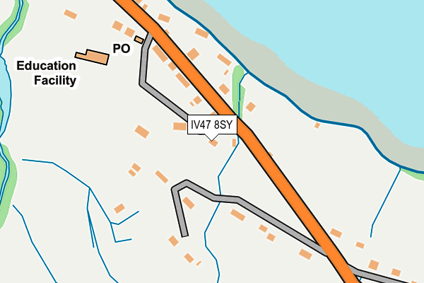 IV47 8SY map - OS OpenMap – Local (Ordnance Survey) IV47 8SY map - OS OpenMap – Local (Ordnance Survey)
