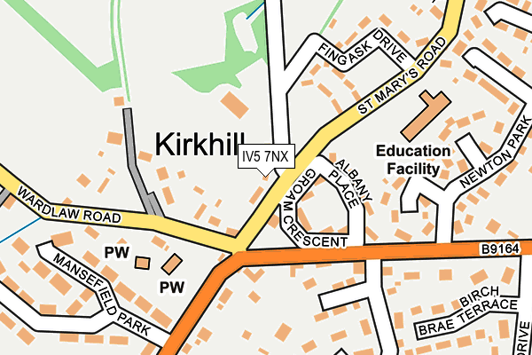 IV5 7NX map - OS OpenMap – Local (Ordnance Survey) IV5 7NX map - OS OpenMap – Local (Ordnance Survey)