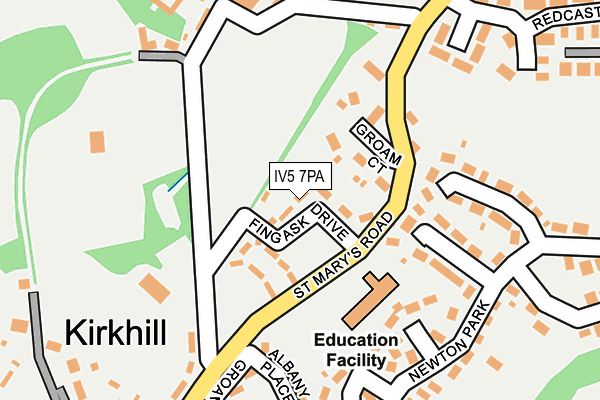 IV5 7PA map - OS OpenMap – Local (Ordnance Survey) IV5 7PA map - OS OpenMap – Local (Ordnance Survey)