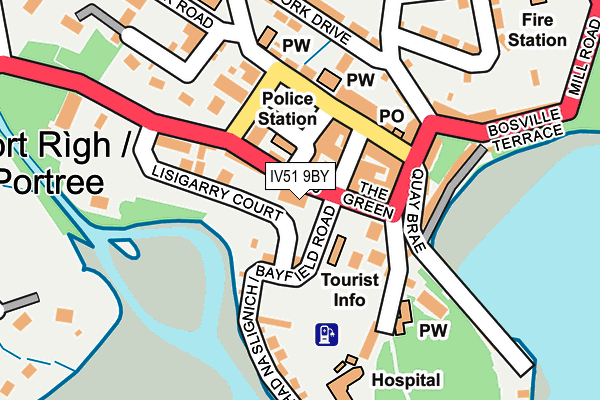 IV51 9BY map - OS OpenMap – Local (Ordnance Survey) IV51 9BY map - OS OpenMap – Local (Ordnance Survey)