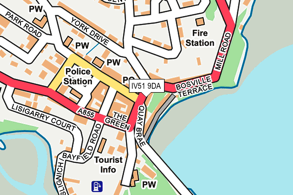 IV51 9DA map - OS OpenMap – Local (Ordnance Survey) IV51 9DA map - OS OpenMap – Local (Ordnance Survey)