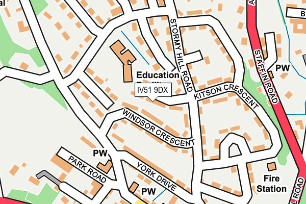 IV51 9DX map - OS OpenMap – Local (Ordnance Survey) IV51 9DX map - OS OpenMap – Local (Ordnance Survey)