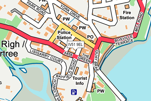 IV51 9EL map - OS OpenMap – Local (Ordnance Survey) IV51 9EL map - OS OpenMap – Local (Ordnance Survey)