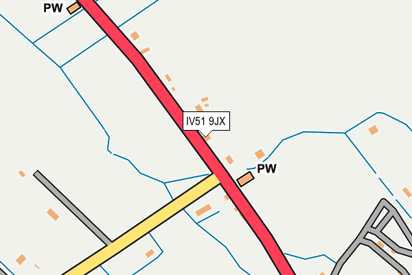 IV51 9JX map - OS OpenMap – Local (Ordnance Survey) IV51 9JX map - OS OpenMap – Local (Ordnance Survey)