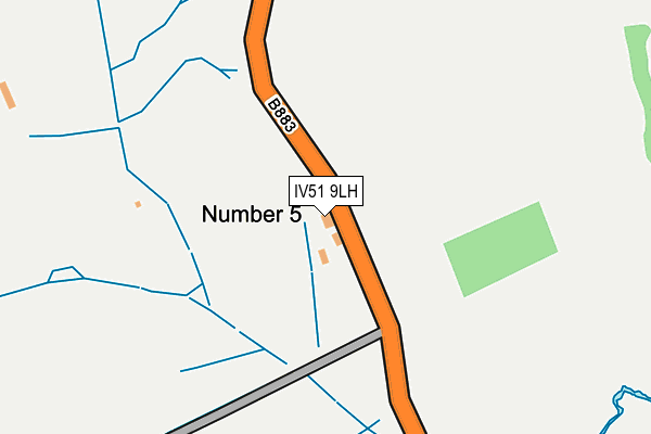 IV51 9LH map - OS OpenMap – Local (Ordnance Survey) IV51 9LH map - OS OpenMap – Local (Ordnance Survey)