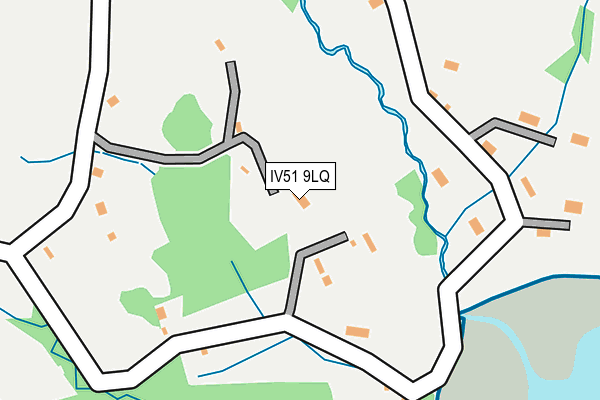 IV51 9LQ map - OS OpenMap – Local (Ordnance Survey) IV51 9LQ map - OS OpenMap – Local (Ordnance Survey)