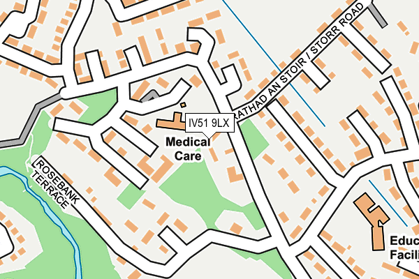 IV51 9LX map - OS OpenMap – Local (Ordnance Survey) IV51 9LX map - OS OpenMap – Local (Ordnance Survey)