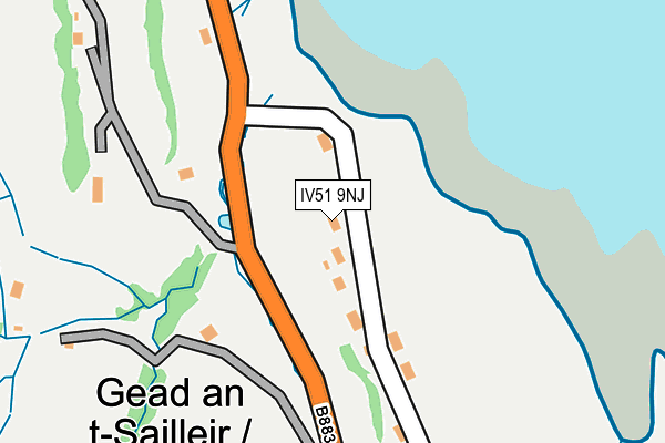 IV51 9NJ map - OS OpenMap – Local (Ordnance Survey) IV51 9NJ map - OS OpenMap – Local (Ordnance Survey)