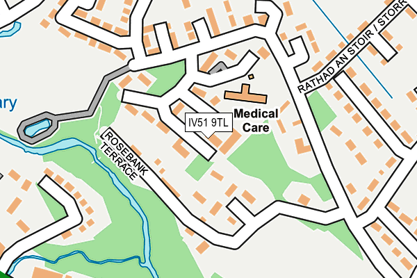 IV51 9TL map - OS OpenMap – Local (Ordnance Survey) IV51 9TL map - OS OpenMap – Local (Ordnance Survey)