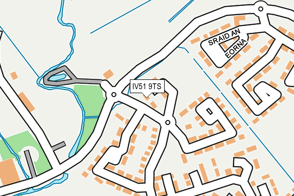 IV51 9TS map - OS OpenMap – Local (Ordnance Survey) IV51 9TS map - OS OpenMap – Local (Ordnance Survey)