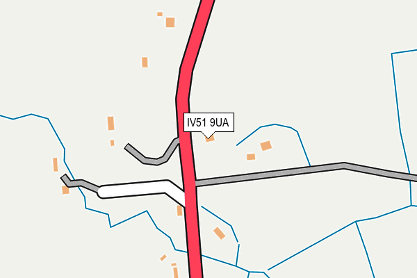 IV51 9UA map - OS OpenMap – Local (Ordnance Survey) IV51 9UA map - OS OpenMap – Local (Ordnance Survey)