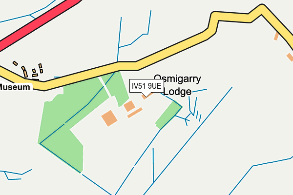 IV51 9UE map - OS OpenMap – Local (Ordnance Survey) IV51 9UE map - OS OpenMap – Local (Ordnance Survey)