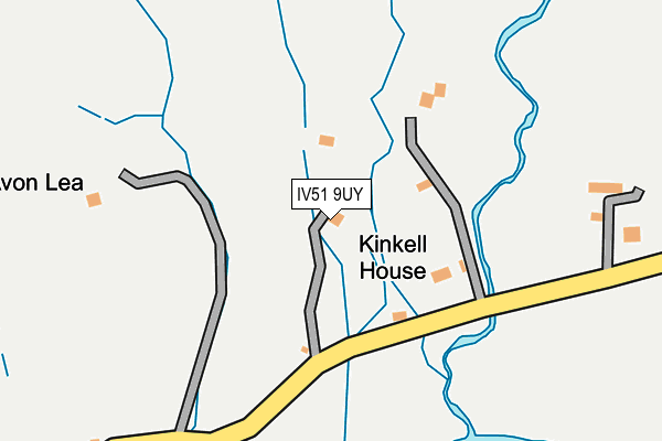 IV51 9UY map - OS OpenMap – Local (Ordnance Survey) IV51 9UY map - OS OpenMap – Local (Ordnance Survey)