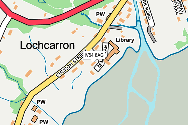 IV54 8AG map - OS OpenMap – Local (Ordnance Survey) IV54 8AG map - OS OpenMap – Local (Ordnance Survey)