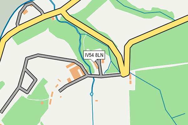 IV54 8LN map - OS OpenMap – Local (Ordnance Survey) IV54 8LN map - OS OpenMap – Local (Ordnance Survey)