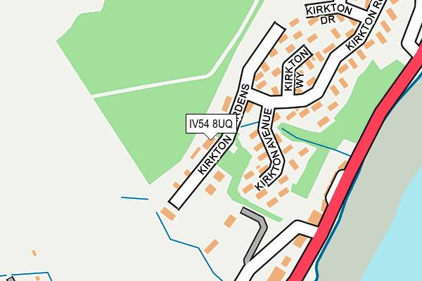 IV54 8UQ map - OS OpenMap – Local (Ordnance Survey) IV54 8UQ map - OS OpenMap – Local (Ordnance Survey)