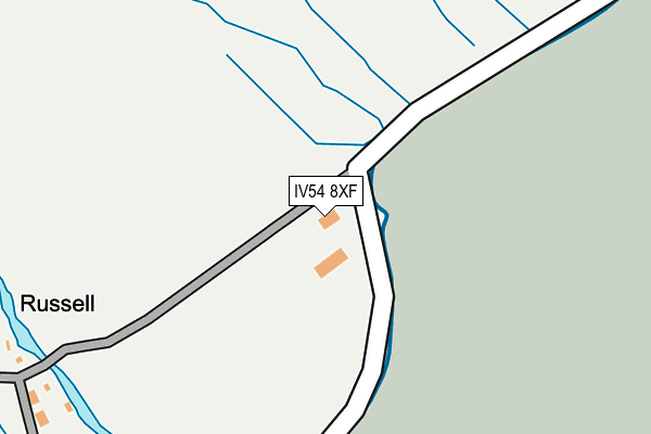 IV54 8XF map - OS OpenMap – Local (Ordnance Survey) IV54 8XF map - OS OpenMap – Local (Ordnance Survey)