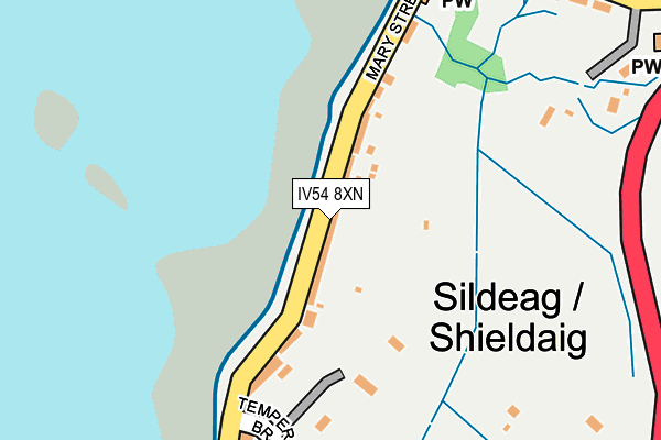 IV54 8XN map - OS OpenMap – Local (Ordnance Survey) IV54 8XN map - OS OpenMap – Local (Ordnance Survey)