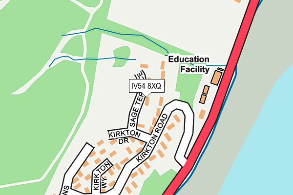 IV54 8XQ map - OS OpenMap – Local (Ordnance Survey) IV54 8XQ map - OS OpenMap – Local (Ordnance Survey)