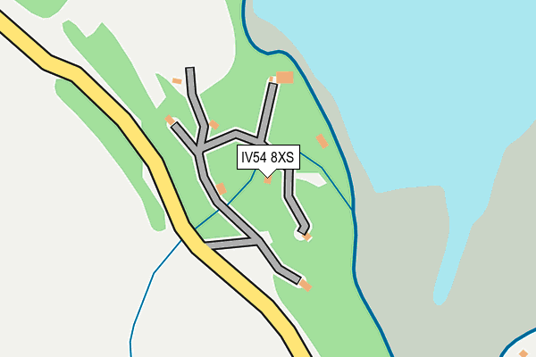 IV54 8XS map - OS OpenMap – Local (Ordnance Survey) IV54 8XS map - OS OpenMap – Local (Ordnance Survey)