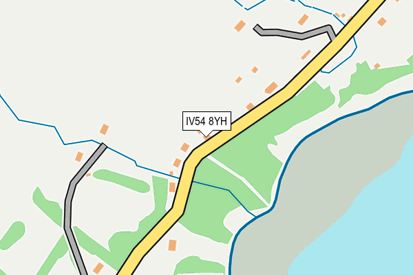 IV54 8YH map - OS OpenMap – Local (Ordnance Survey) IV54 8YH map - OS OpenMap – Local (Ordnance Survey)