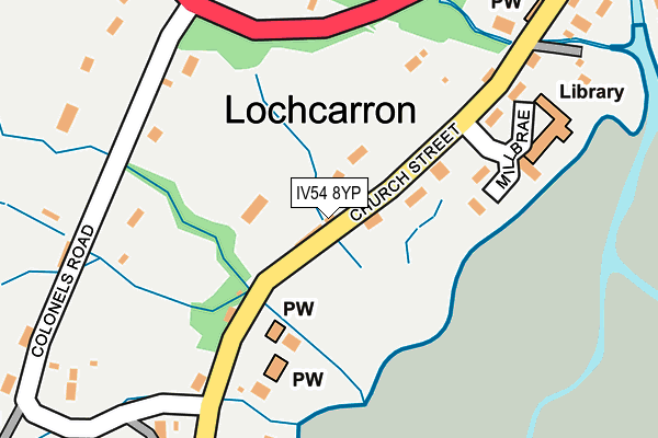 IV54 8YP map - OS OpenMap – Local (Ordnance Survey) IV54 8YP map - OS OpenMap – Local (Ordnance Survey)