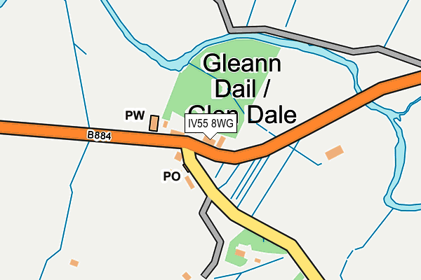 IV55 8WG map - OS OpenMap – Local (Ordnance Survey) IV55 8WG map - OS OpenMap – Local (Ordnance Survey)