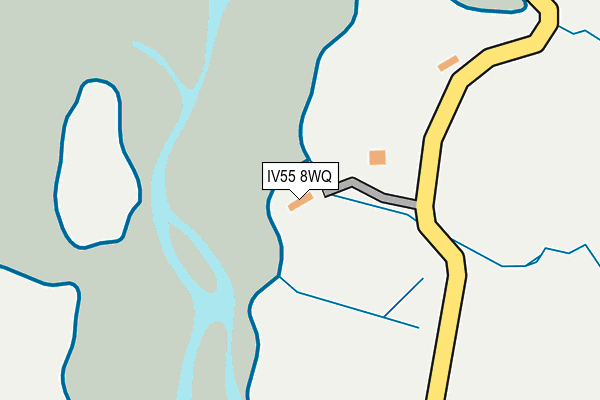 IV55 8WQ map - OS OpenMap – Local (Ordnance Survey) IV55 8WQ map - OS OpenMap – Local (Ordnance Survey)