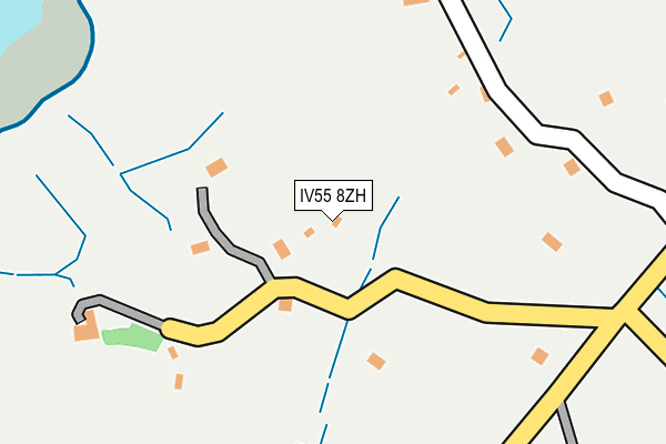 IV55 8ZH map - OS OpenMap – Local (Ordnance Survey) IV55 8ZH map - OS OpenMap – Local (Ordnance Survey)