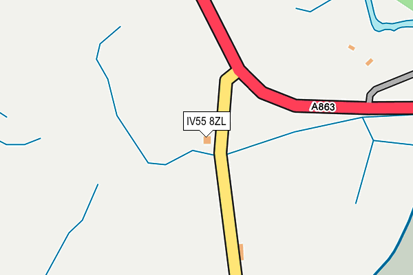 IV55 8ZL map - OS OpenMap – Local (Ordnance Survey) IV55 8ZL map - OS OpenMap – Local (Ordnance Survey)