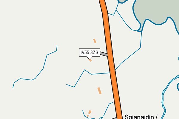 IV55 8ZS map - OS OpenMap – Local (Ordnance Survey) IV55 8ZS map - OS OpenMap – Local (Ordnance Survey)