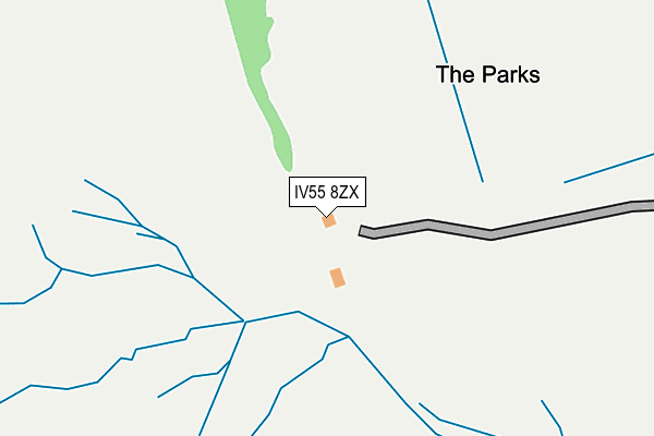 IV55 8ZX map - OS OpenMap – Local (Ordnance Survey) IV55 8ZX map - OS OpenMap – Local (Ordnance Survey)