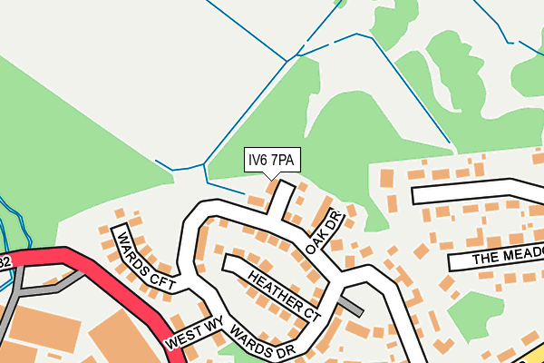 IV6 7PA map - OS OpenMap – Local (Ordnance Survey) IV6 7PA map - OS OpenMap – Local (Ordnance Survey)