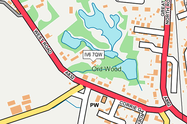 IV6 7QW map - OS OpenMap – Local (Ordnance Survey) IV6 7QW map - OS OpenMap – Local (Ordnance Survey)