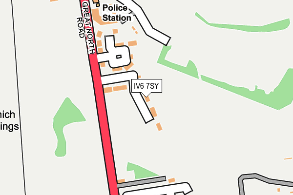 IV6 7SY map - OS OpenMap – Local (Ordnance Survey) IV6 7SY map - OS OpenMap – Local (Ordnance Survey)