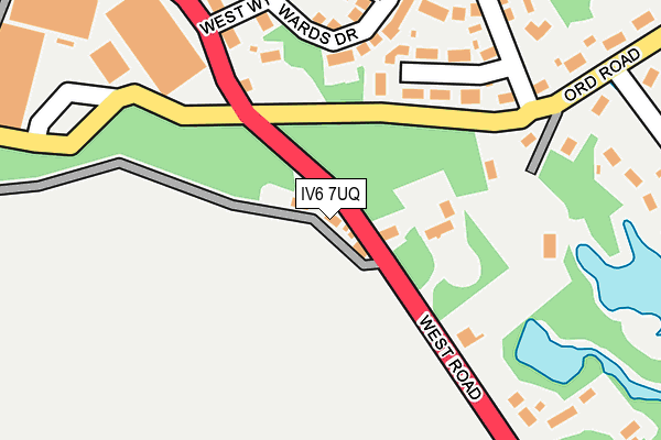 IV6 7UQ map - OS OpenMap – Local (Ordnance Survey) IV6 7UQ map - OS OpenMap – Local (Ordnance Survey)