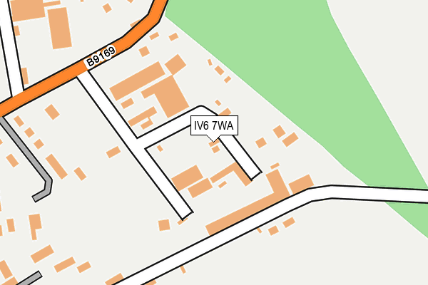 IV6 7WA map - OS OpenMap – Local (Ordnance Survey) IV6 7WA map - OS OpenMap – Local (Ordnance Survey)