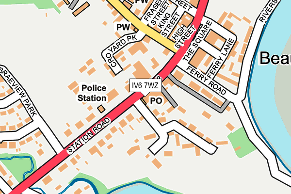 IV6 7WZ map - OS OpenMap – Local (Ordnance Survey) IV6 7WZ map - OS OpenMap – Local (Ordnance Survey)