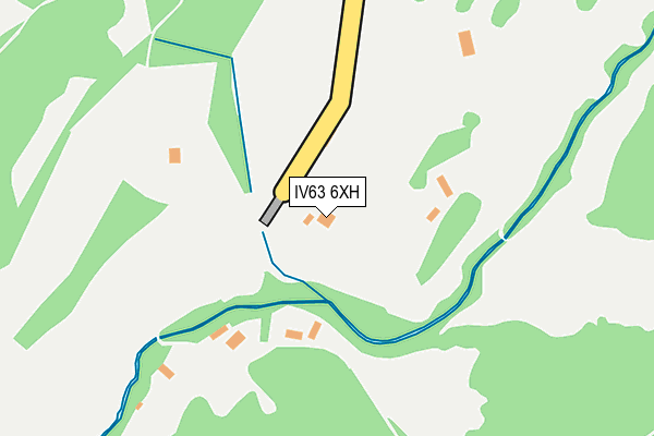 IV63 6XH map - OS OpenMap – Local (Ordnance Survey)