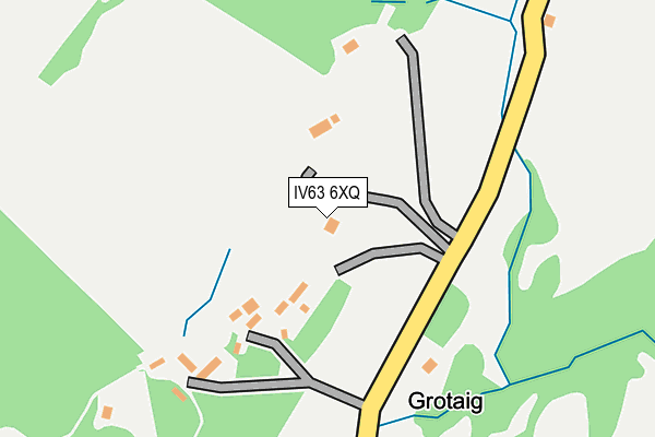 IV63 6XQ map - OS OpenMap – Local (Ordnance Survey)