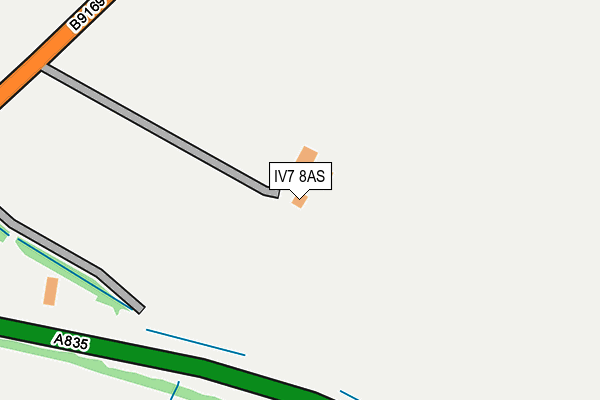 IV7 8AS map - OS OpenMap – Local (Ordnance Survey) IV7 8AS map - OS OpenMap – Local (Ordnance Survey)