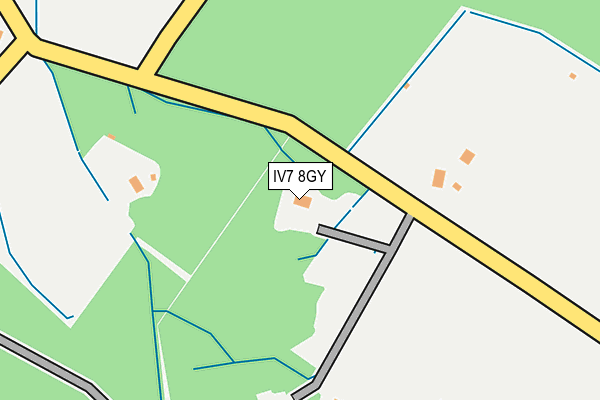 IV7 8GY map - OS OpenMap – Local (Ordnance Survey) IV7 8GY map - OS OpenMap – Local (Ordnance Survey)